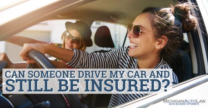 Can my girlfriend be on my car insurance