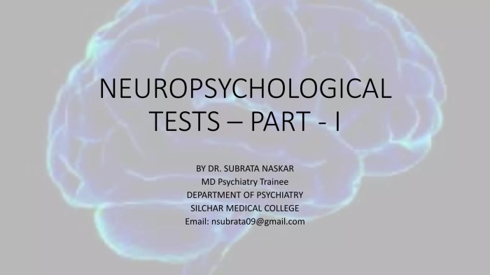 How to Fail a Neuropsychological Test A Guide