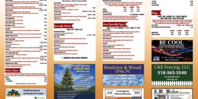 Caesar's pizza palace menu