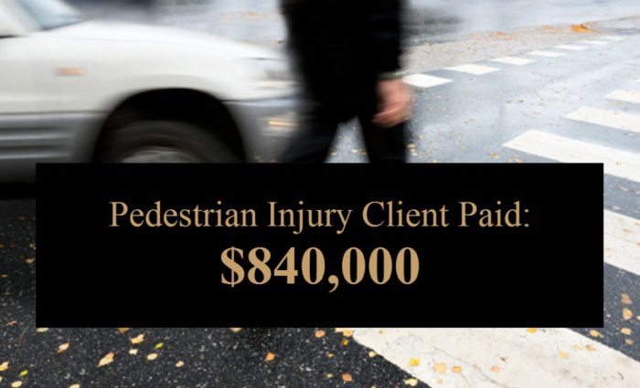 How long does it take to settle a pedestrian accident