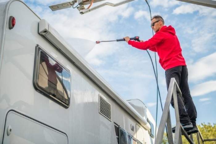 How to clean camper awning