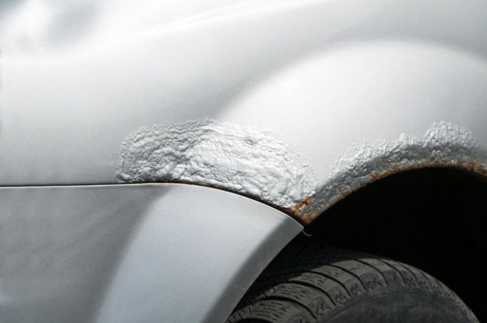 Does car insurance cover rust damage