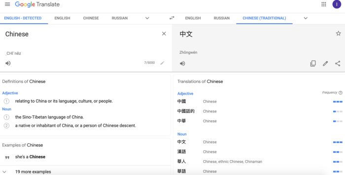 How to say with in chinese
