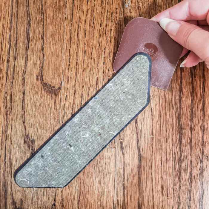 How to keep rug from sliding on carpet