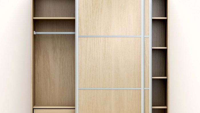 How to lock sliding closet doors