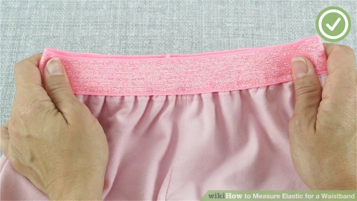 Measure circumference track How to measure elastic for waist