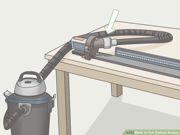 Carbon cut wikihow arrows How to cut carbon arrows
