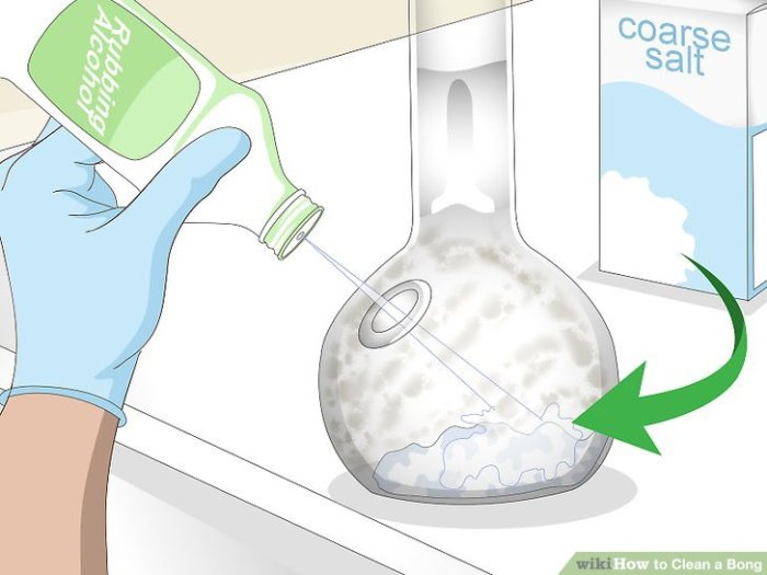 How to clean a silicone bong