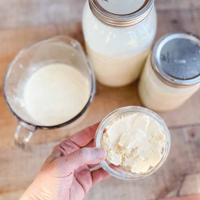 How to make raw milk butter