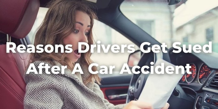 Suing insurance company for car accident