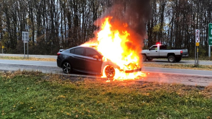 If your car catches on fire does insurance cover it
