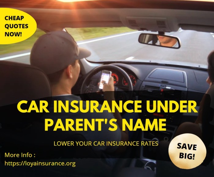 Is a non custodial parent responsible for car insurance