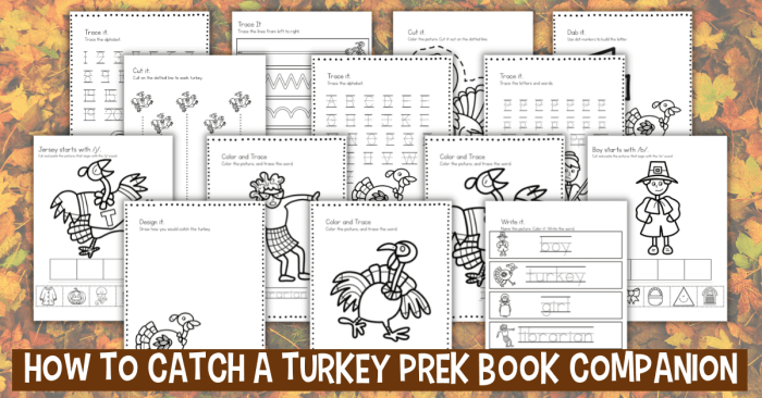 How to catch a turkey activities
