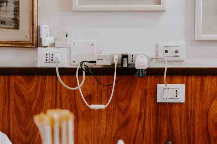How much to install outlet behind tv