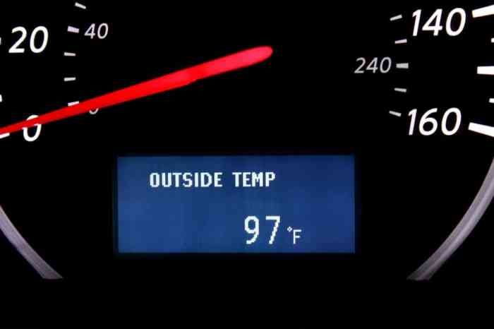 How to reset ambient temperature sensor