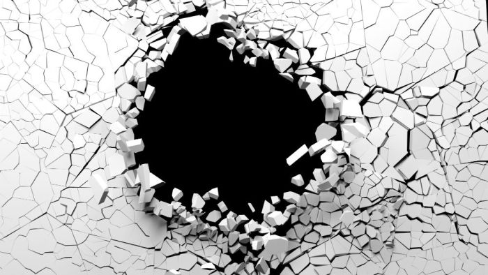 Concrete voids under