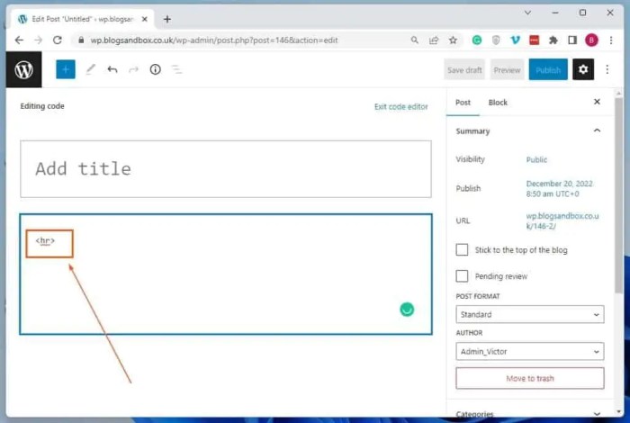 Open xml wordprocessing how to add horizontal line to footer
