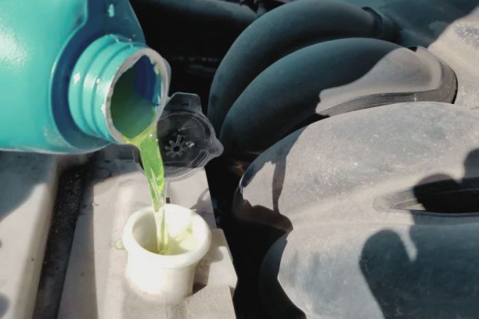 How long does coolant take to burn off
