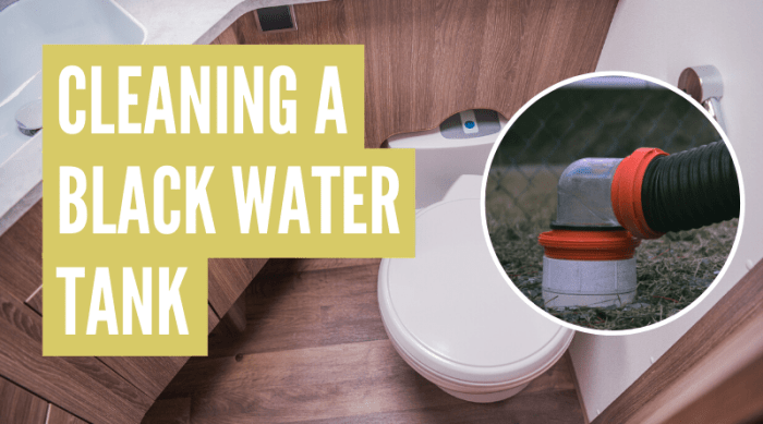 How to clean black water tank on rv