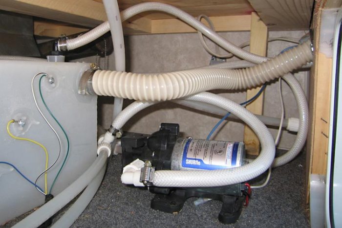 How to fill the water tank on an rv