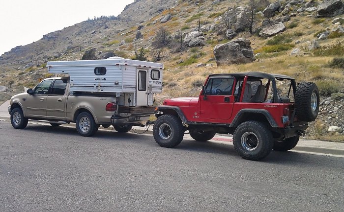 How to flat tow a jeep wrangler