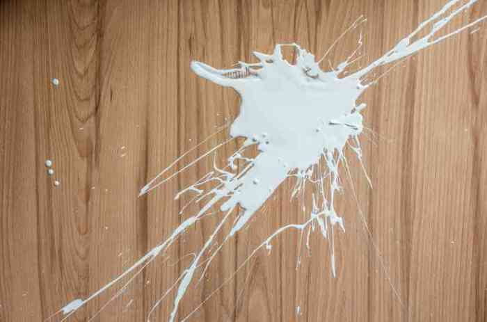 How to get paint off a laminate floor