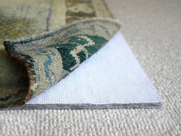 How to keep rug from sliding on carpet