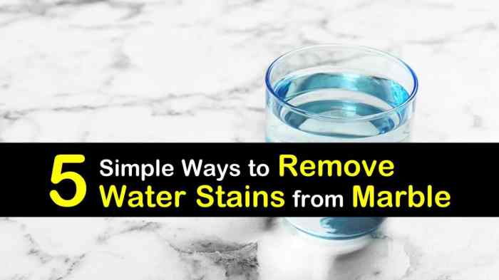 Marble stains water remove hard How to remove water stains from marble