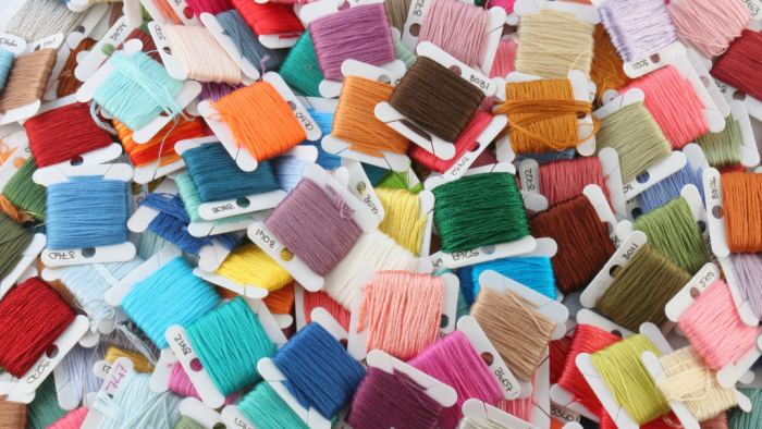 How to store embroidery floss