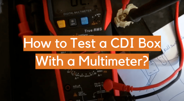 How to test 2 stroke cdi with pickup -stator -magneto
