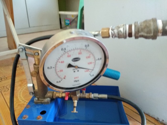 How to test hydrabath pump wet end