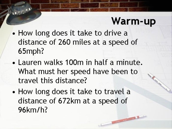 How long does it take to drive 4 miles
