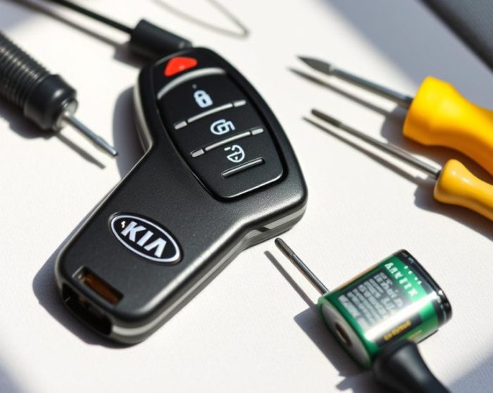 How to program kia key fob push start