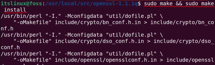 How to upgrade openssl 3.1 in ubuntu 22.04