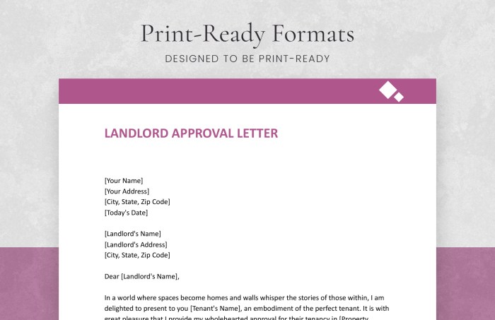 How to get landlord approval letter for pet adoption