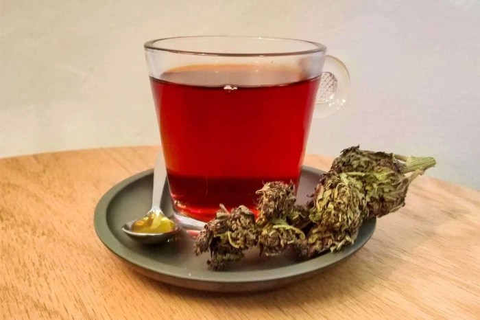 How to make weed tea with stems