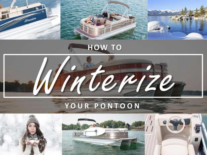 How to winterize a pontoon boat