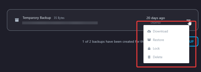 Backups traditional data fail business security support disaster recovery backup technical Drastic how to use backups