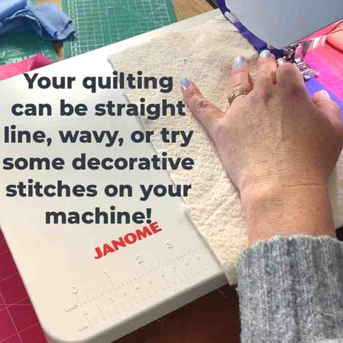 How to quilt a wall hanging