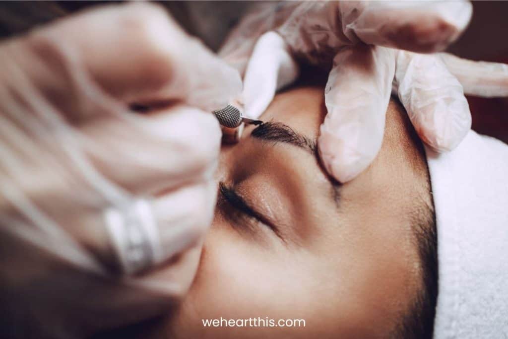 How to get rid of microblading