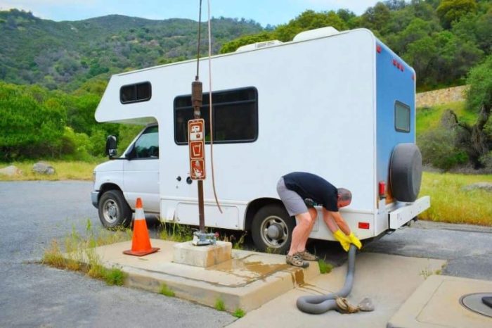 How to clean black water tank on rv