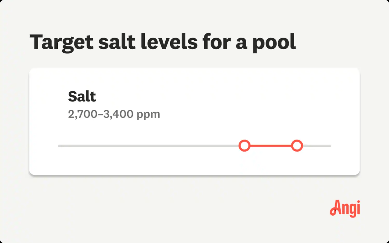 How to test salt level in pool