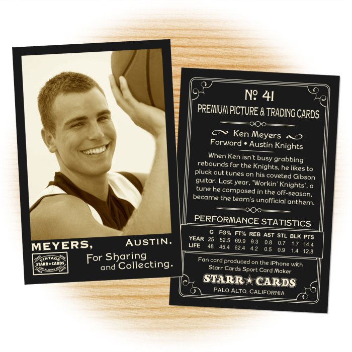 How to make a basketball card