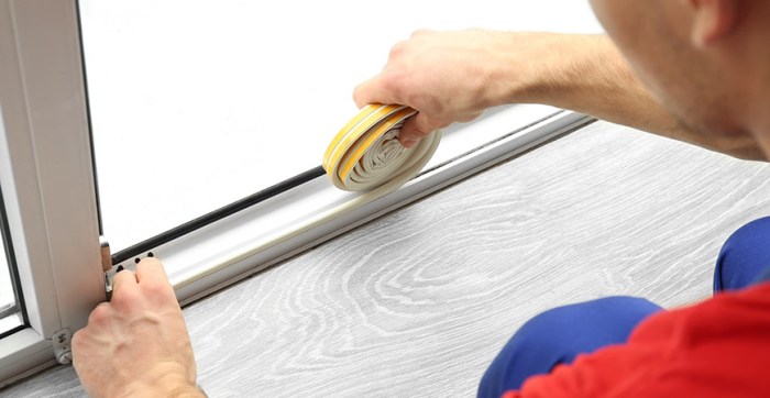 How to insulate sliding glass doors