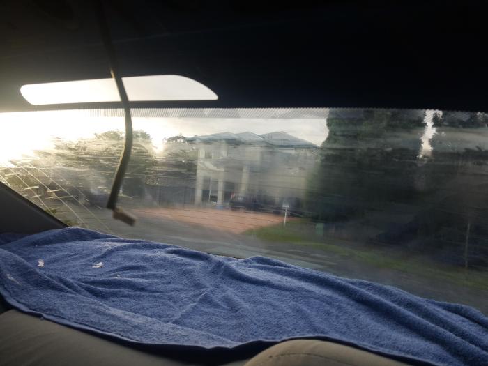 How to remove tint adhesive