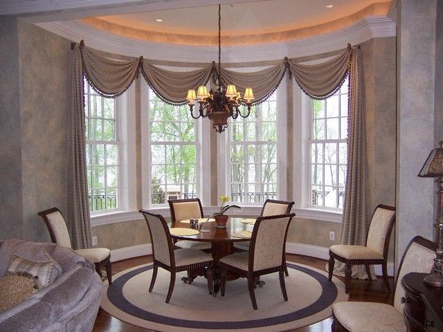 Timeless Elegance: Crafting a Classic Living Room with a Bow Window