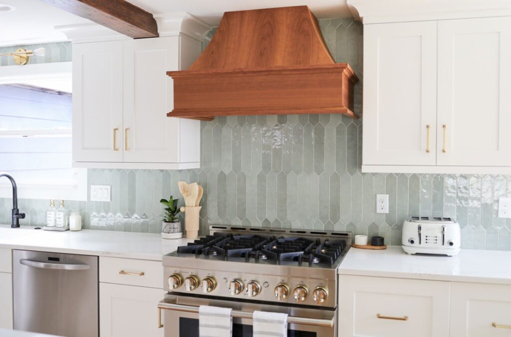 Picket Fence Charm: Unlocking Unique Kitchen Designs with Picket Tiles
