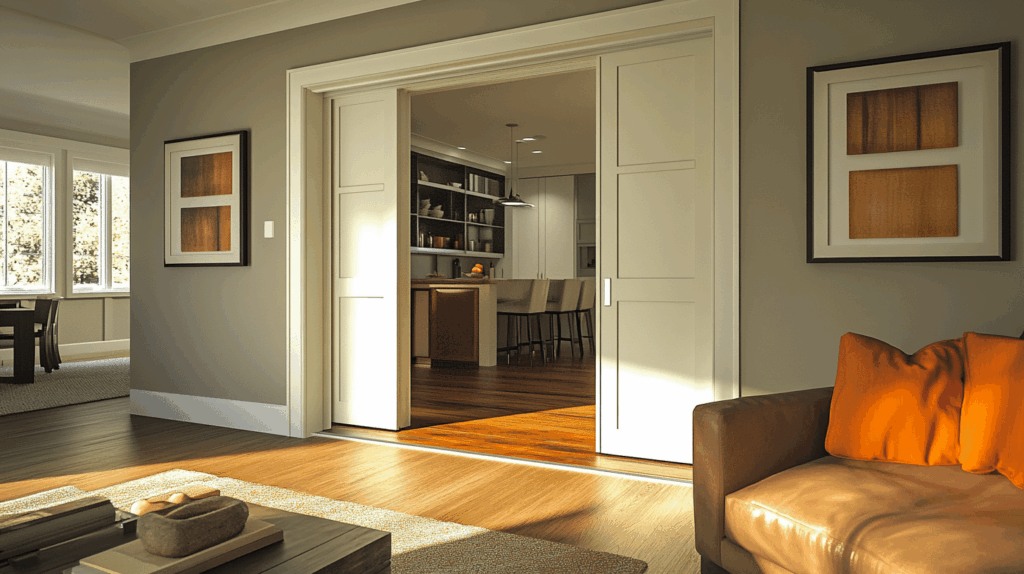 Unlock Your Living Room’s Potential: Pocket Doors for Enhanced Space and Style