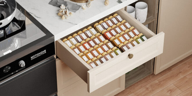 Spice Drawer Organizer Kitchen: Declutter Your Culinary Kingdom and Unleash Flavor!