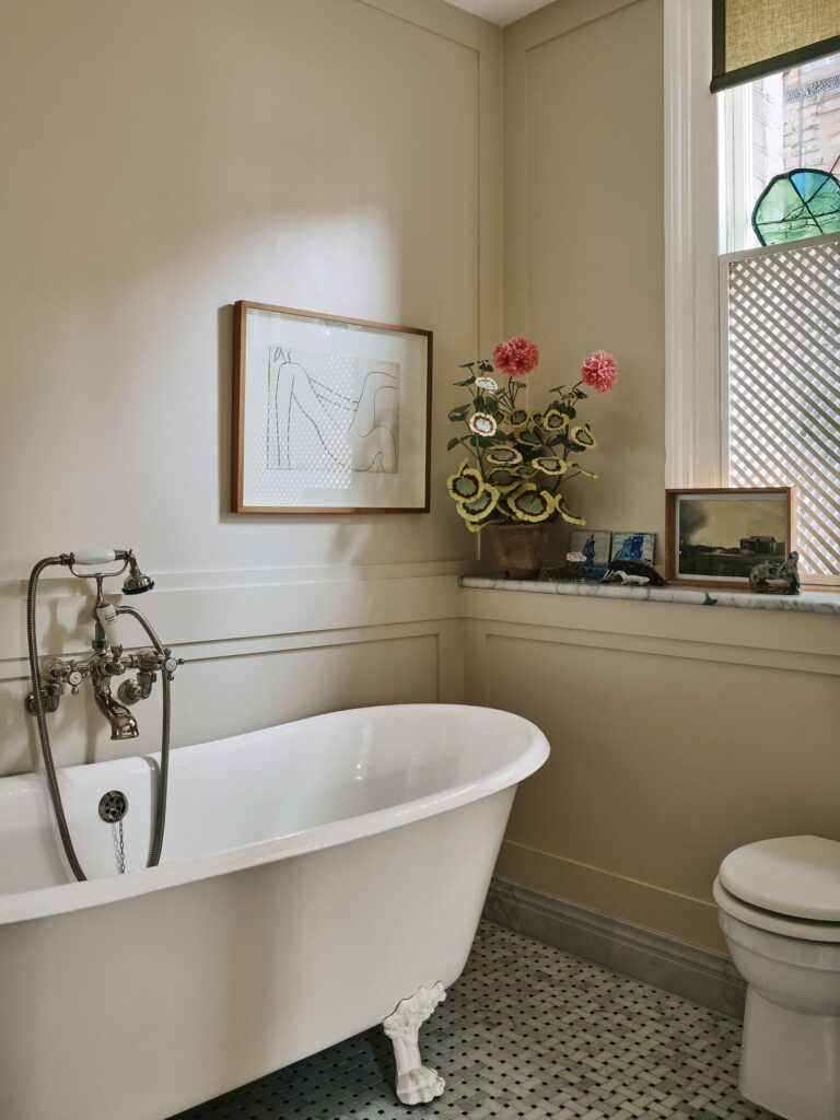 A clever and unusual solution for bathroom window privacy | House & Garden
